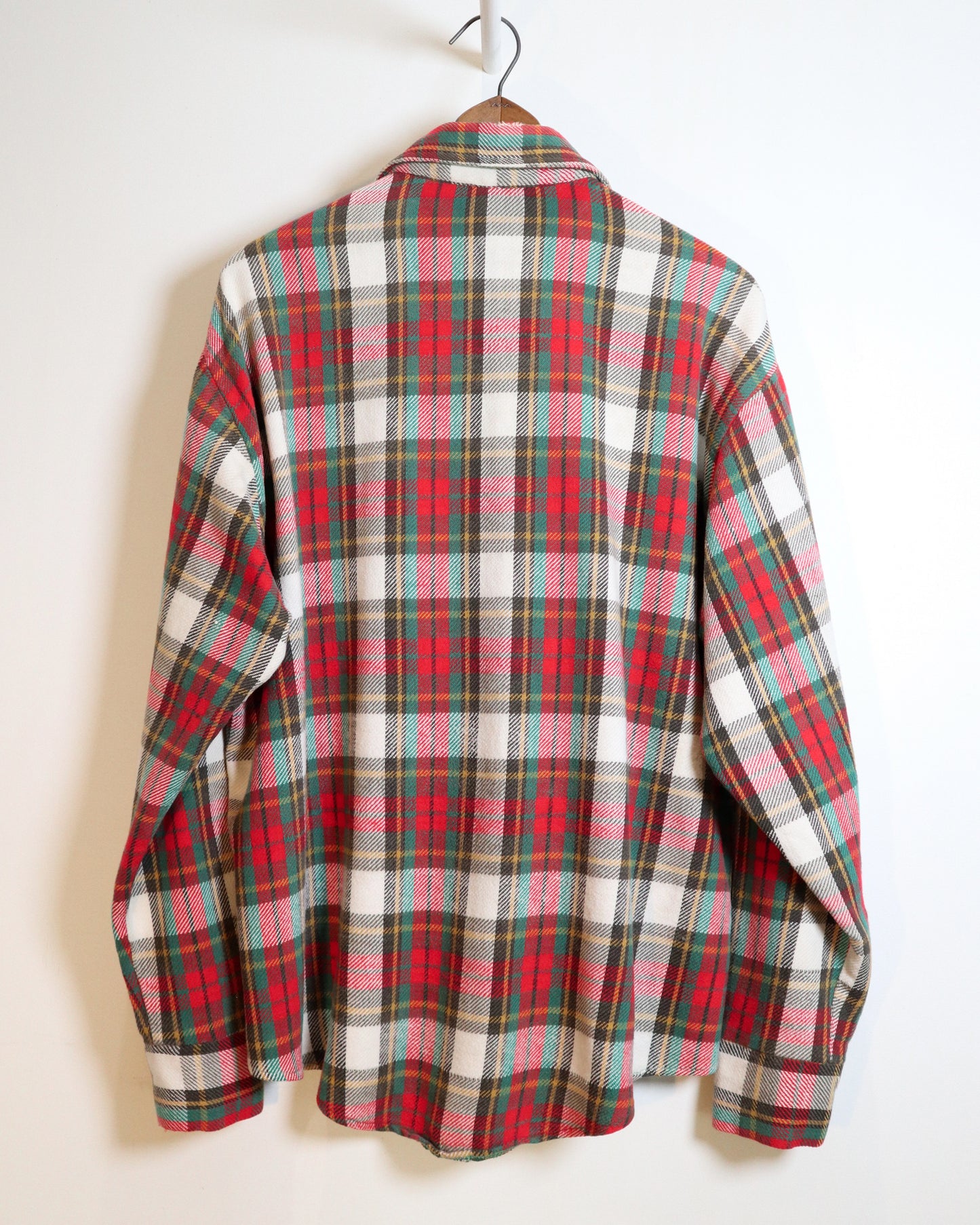 c. 1960s National Shirt Shops Plaid Work Shirt - Size M