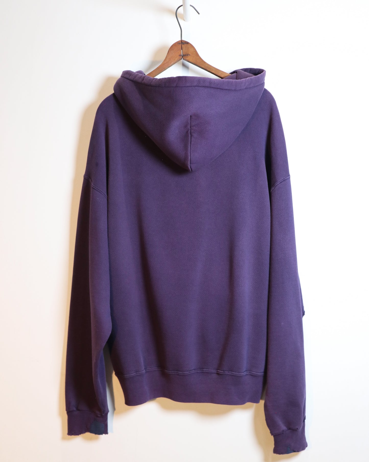 c. 1990s Russell Athletic Hooded Henley Sweatshirt - Size L/XL