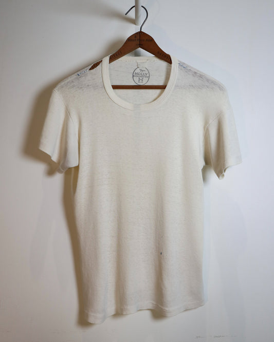 c. 1970s Vintage White T-Shirt - Size S