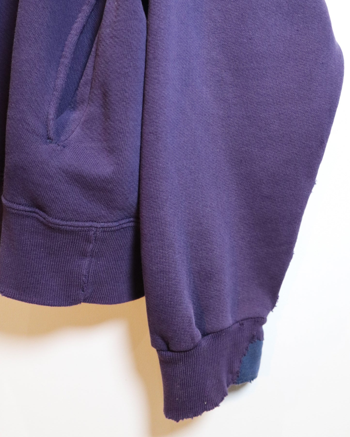 c. 1990s Russell Athletic Hooded Henley Sweatshirt - Size L/XL