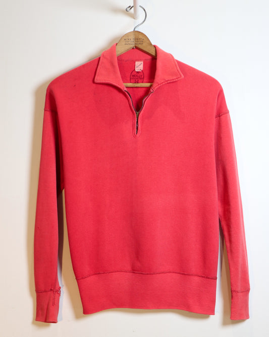 c. 1950s Vintage Sportswear Half-Zip Sweatshirt - Size M/L