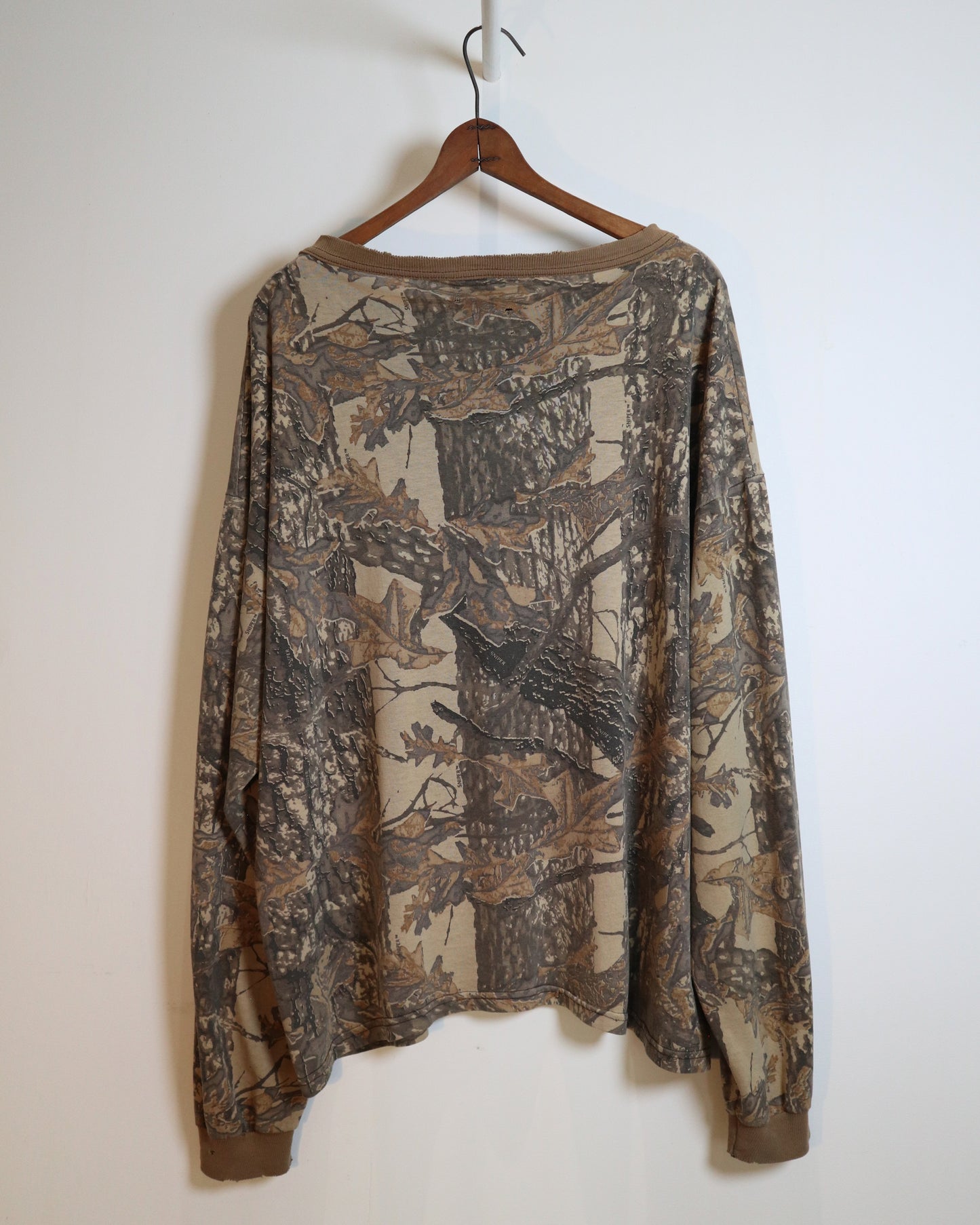 c. 1990s Sniper Camo™ Long Sleeve Pocket T-Shirt - Size XXL