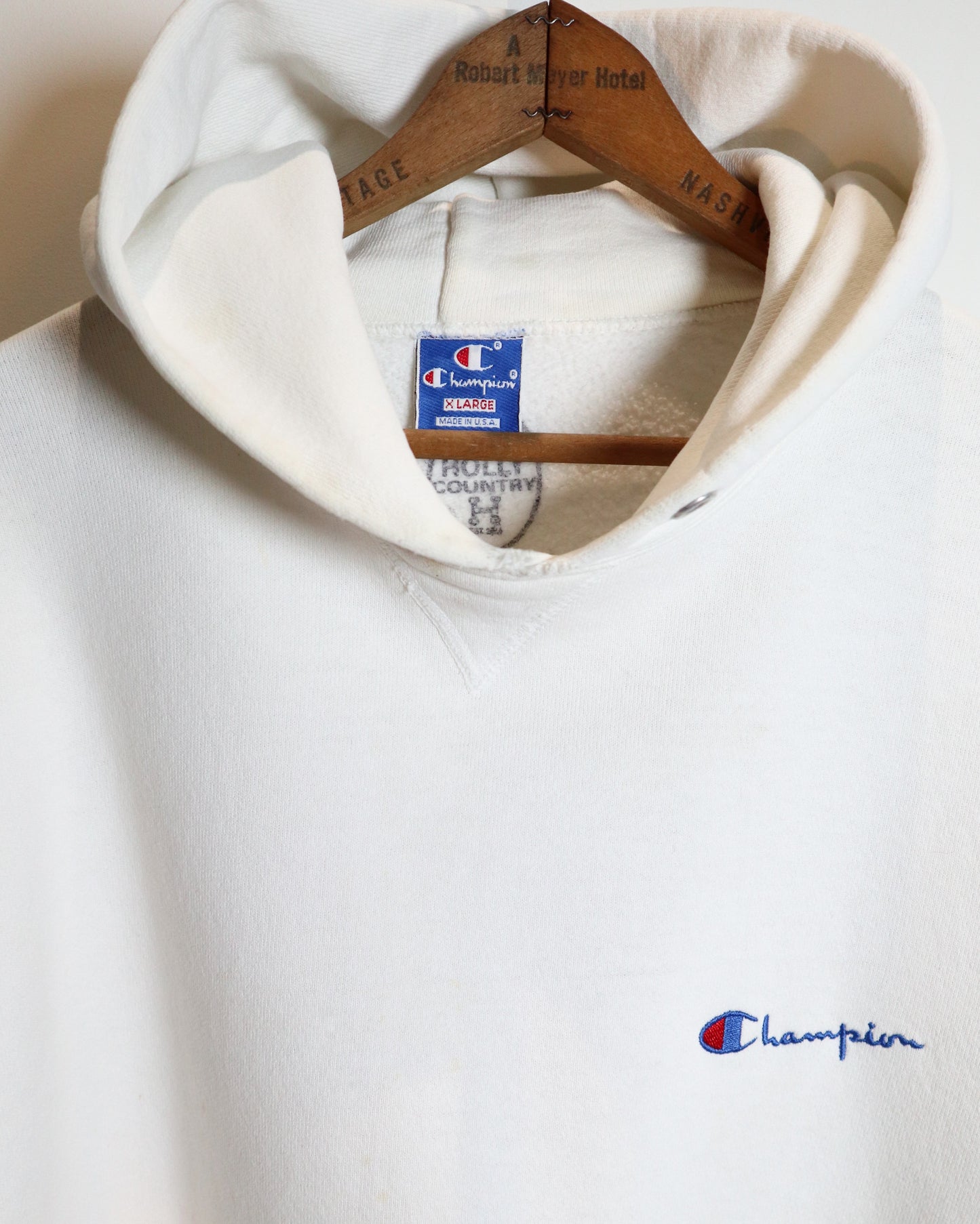 c. 1990s Champion Hooded Sweatshirt - Youth XL - Adult S/M