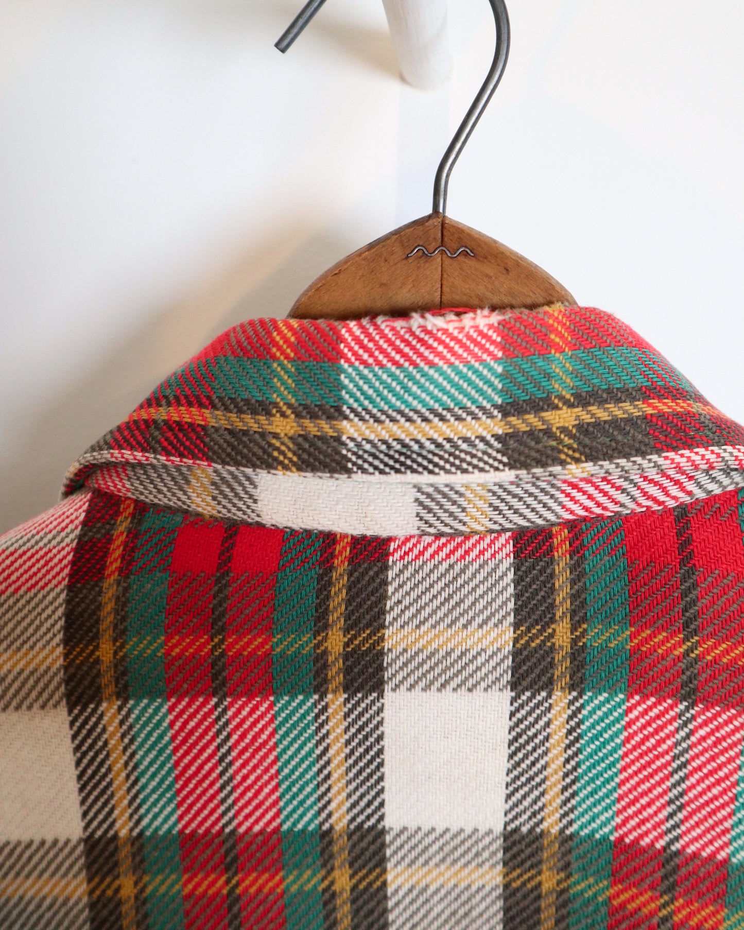 c. 1960s National Shirt Shops Plaid Work Shirt - Size M