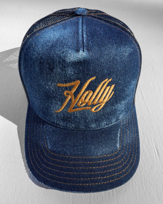 HOLLY Denim Trucker Hat