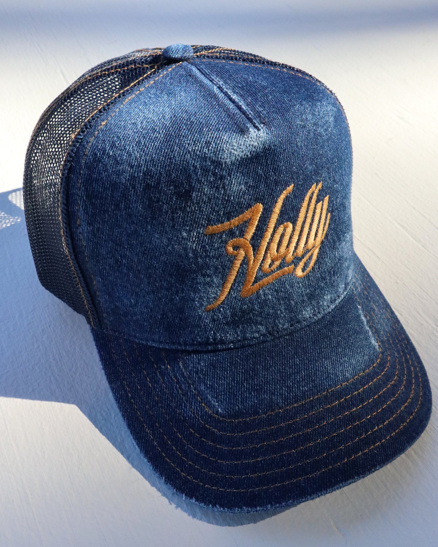 HOLLY Denim Trucker Hat